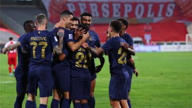 موعد مباراة النصر وبرسبوليس والقنوات الناقلة والتشكيل المتوقع