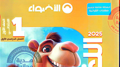 تحميل كتاب الاضواء لغة عربية للصف الاول الاعدادي المنهج الجديد 2025